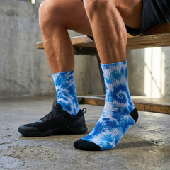 Tie Dye Crew Sport Sock - 3 Pack