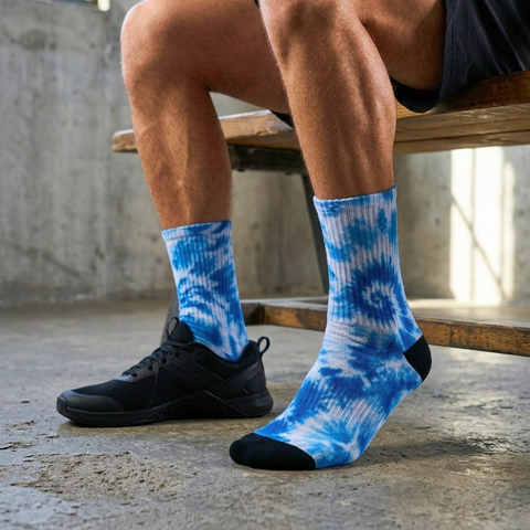 Tie Dye Crew Sport Sock - 3 Pack