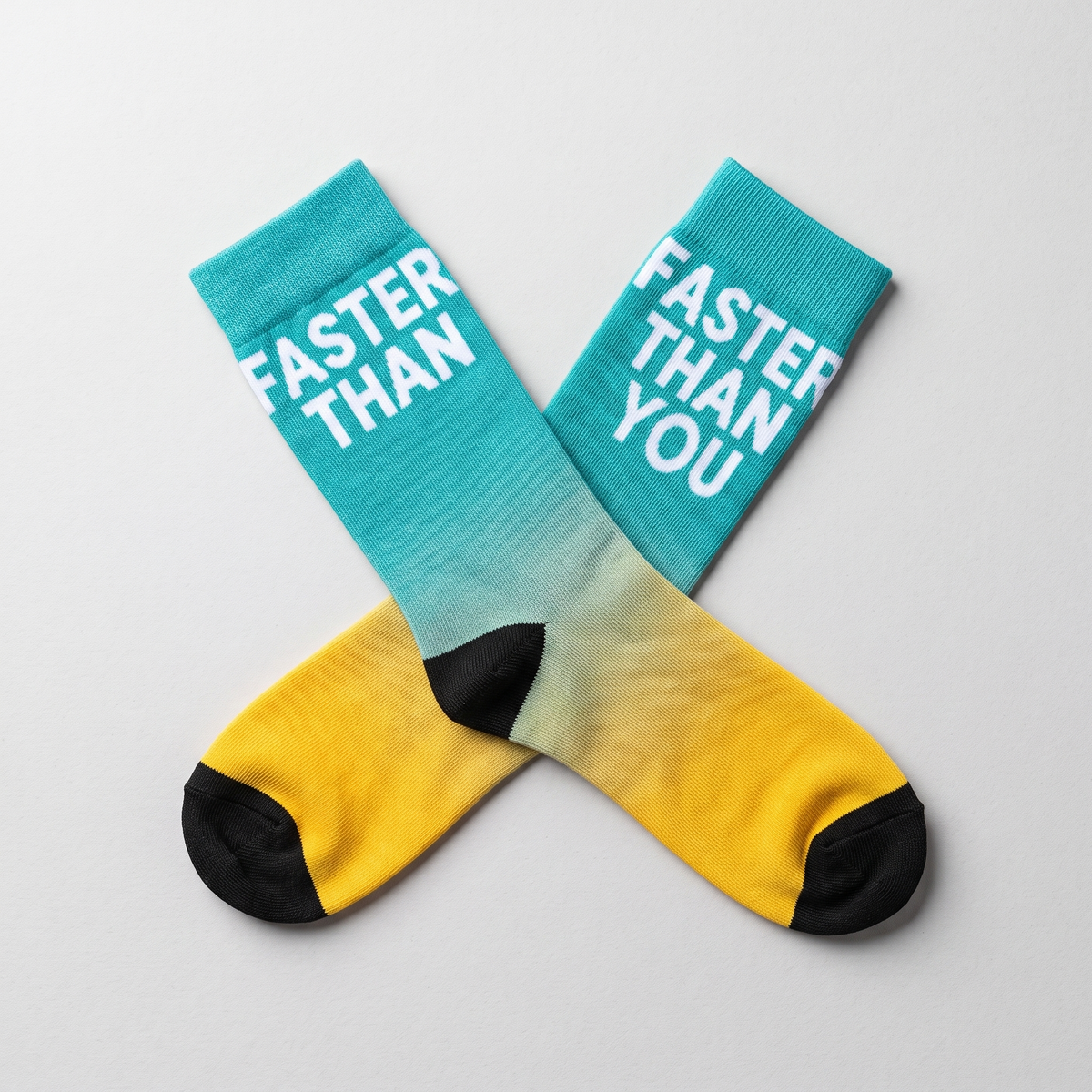 Faster Than You - Running - Sport Sock - 3 Pack