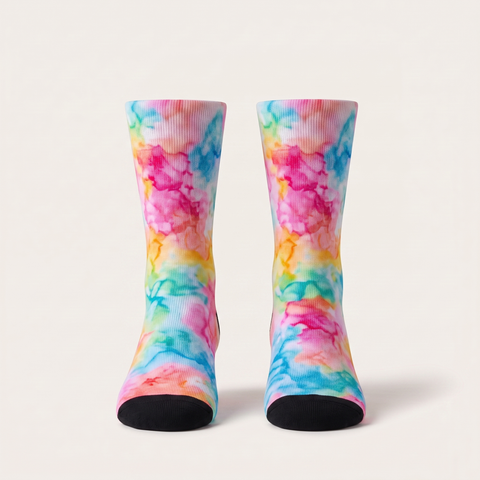 Cycling Tie Dye Sport Sock - 3 Pack