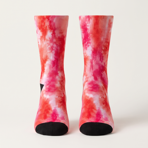 Hiking Tie Dye Sport Sock - 3 Pack